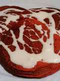 Panquecas Red Velvet con glaseado de queso crema