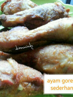 Foto resep Ayam goreng sederhana