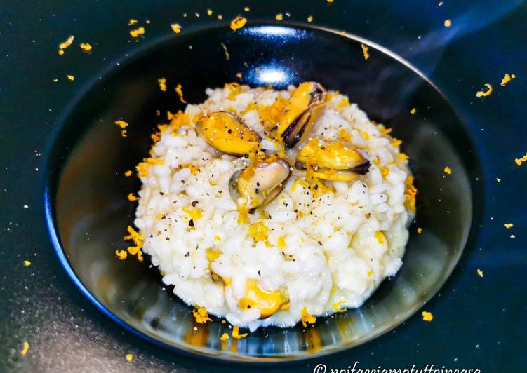 Risotto Agrumi e Cozze Gluten Free con Gusto