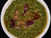 A picture of palak (spinach) khichdi recipe