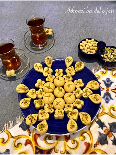 عکسی از دستور شیرینی نخودچی