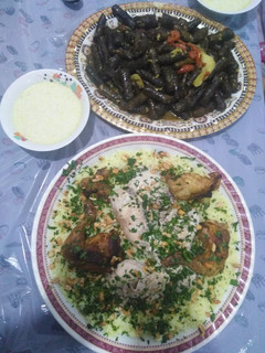 صورة لوصفة منسف الدجاج
