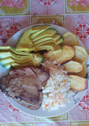 Una foto de Filete de atún a la plancha