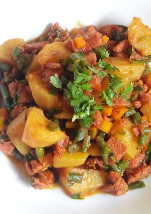 A picture of Vegetable stew recipe #themechallenge.