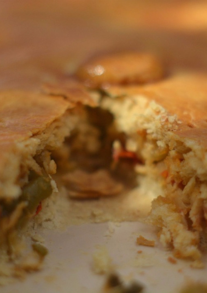 Una foto de Empanada casera de pollo