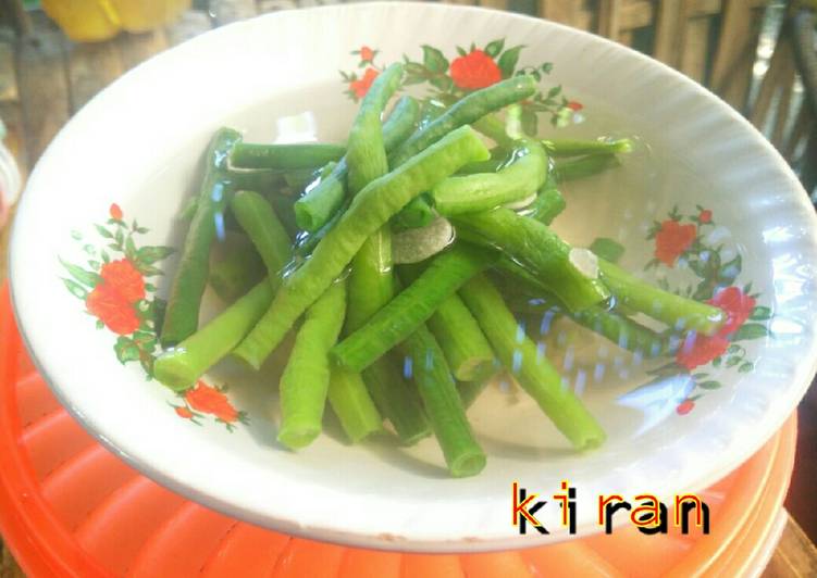 Sayur bening kacang panjang😋😋