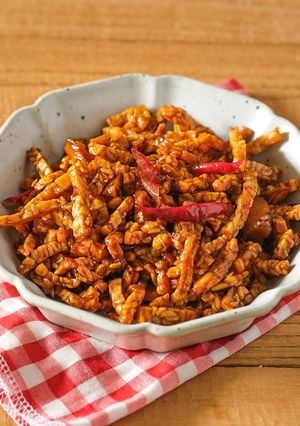 Foto resep Kering tempe pedas manis