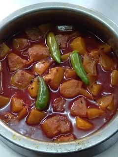 পেঁপের ডালনা (peper dalna recipe in Bengali) রেসিপির প্রধান ছবি