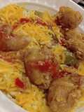 Rice and spice with tender poops chicken 🐔