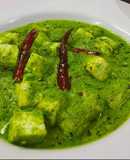 Palak Peanut Chaman