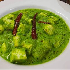 Palak Peanut Chaman A picture of Palak Peanut Chaman.