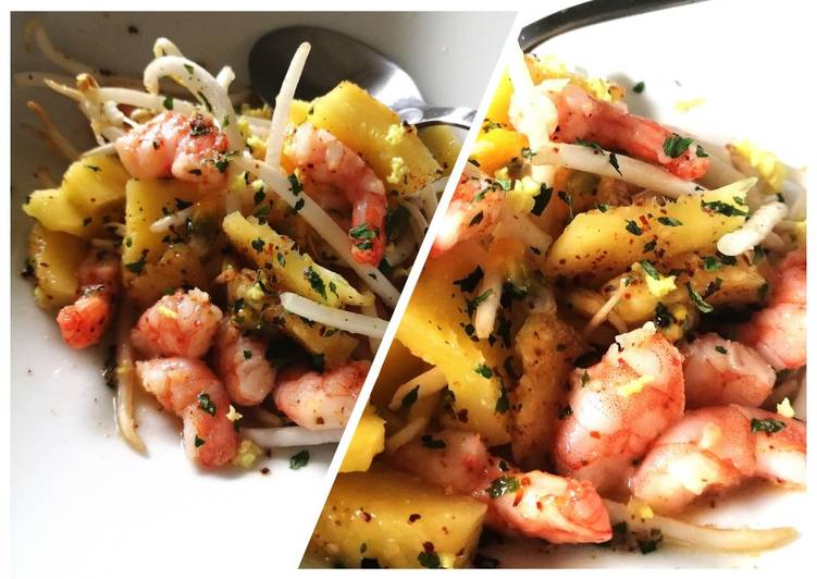 Salade Exotique Sucré Salée 🦐🥭