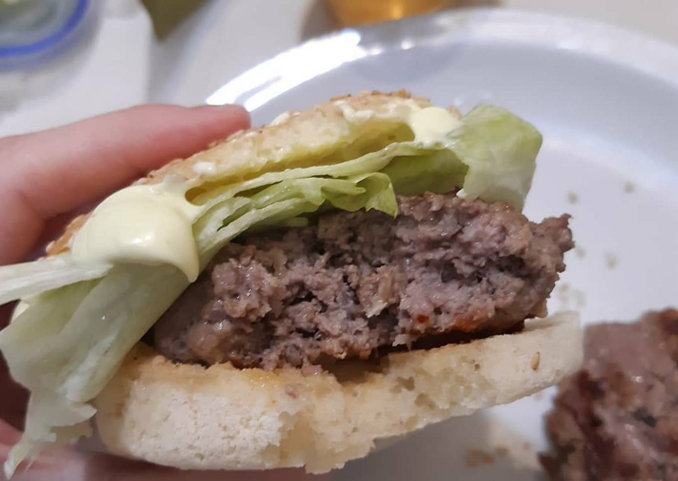 Hamburguesas con pocos ingredientes