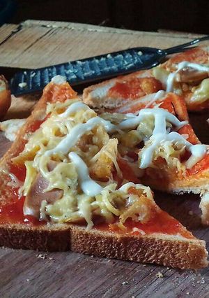 Foto resep Pizza Roti Tawar Teflon