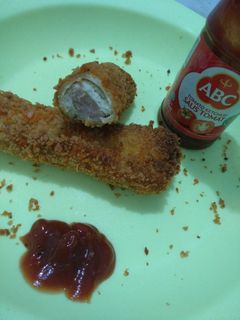 Foto resep Roti sosis goreng