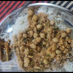 A picture of Panjabi chole.