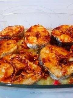 Una foto de Merluza a la gallega