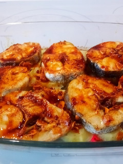 Una foto de Merluza a la gallega