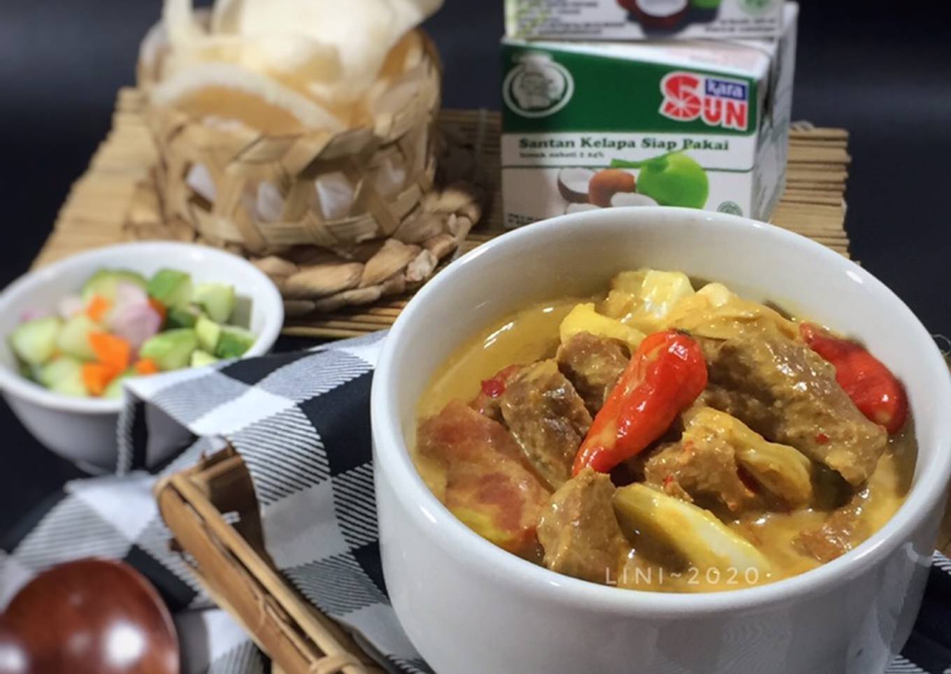 Tongseng Sapi santan Kara / olahan daging idul adha