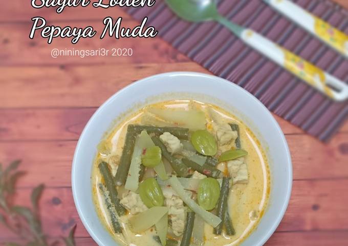 Resep Sayur Lodeh Pepaya Muda Oleh Nining Sari 3r Cookpad