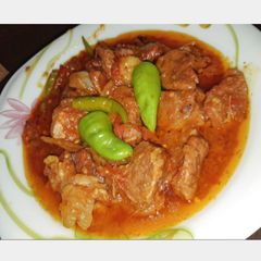 Beef karahi A picture of Beef karahi.