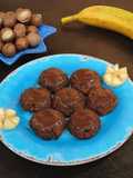 Biscotti con bucce di banana e noci di macadamia