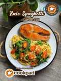 Kale Spaghetti Salmon Grill