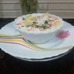 A picture of Aloo Raita.