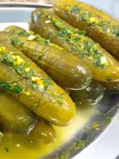 صورة لوصفة طرشي خيار عراقي