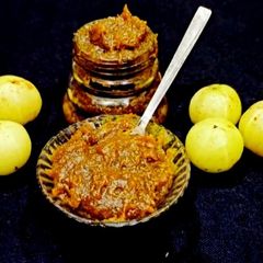 A picture of Chyawanprash.