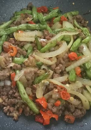 Foto resep Tumis buncis daging