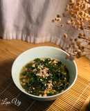 Canh rau ngót Nhật thịt bằm