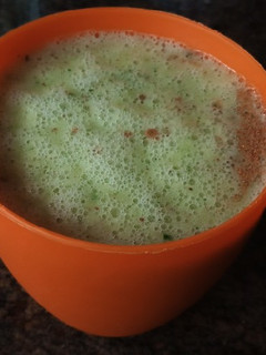 A picture of Cucumber pineapple smoothie.