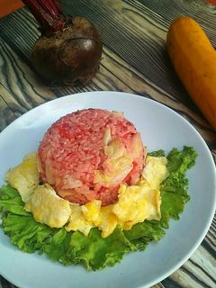 Foto resep Beetroop Fried Rice