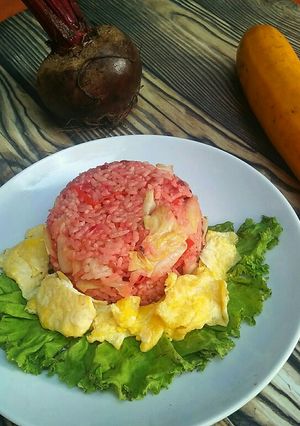 Foto resep Beetroop Fried Rice