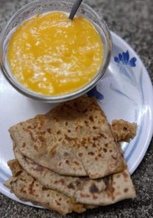 आलू का पराठा (aloo ka paratha recipe in Hindi) रेसिपी मुख्य फोटो