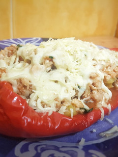 Una foto de Pimiento relleno de merluza