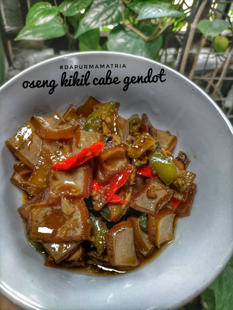 Resep Oseng kikil cabe gendot Enak Dan Mudah