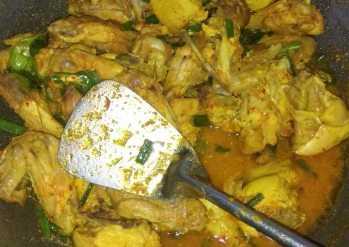 Ayam rica bumbu kuning