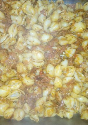 A picture of Penne arrabiata.