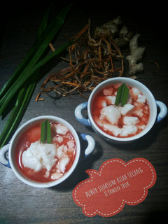 Foto resep Bubur sumsum kuah secang #DapurMerahPutih