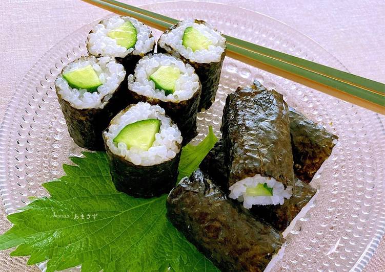 Easiest Way to Prepare Award-winning Sushi con cetriolo &#34;Kappa-maki&#34;