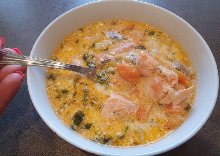 Easiest Way to Cook Tasty Уха по-фински с помидором