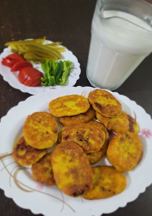 عکسی از دستور کوکو سیب‌زمینی شکم‌پر
