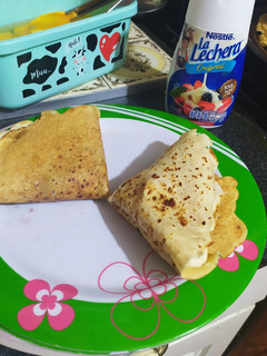 Una foto de Crepas dulces o saladas de la marca tres estrellas ✨