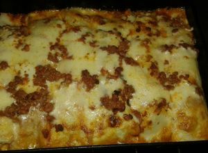 Una foto de "Canelones de verdura y ricota + queso mantecoso"