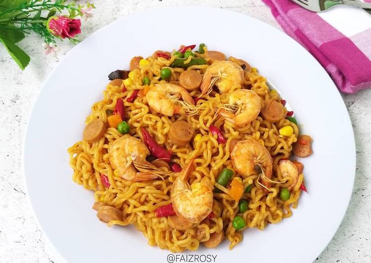Ramen Goreng Udang Pedas