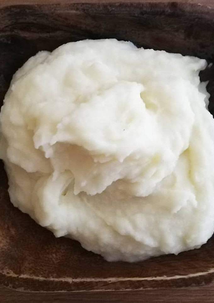 Una foto de Puré de papas cremoso