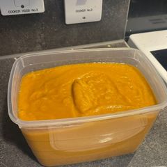 A picture of Spicy Sweet Potato Soup.