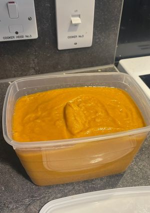 A picture of Spicy Sweet Potato Soup.